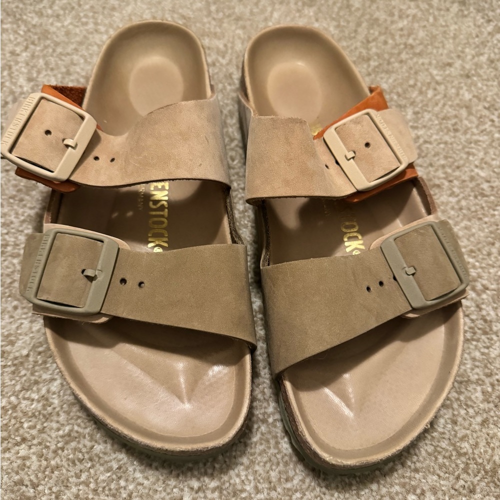 Birkenstock Arizona Split Hex - Sandcastle/Faded Khaki